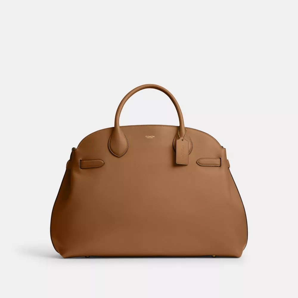 Coach Soft Empire 48 Carryall in Honey Leather